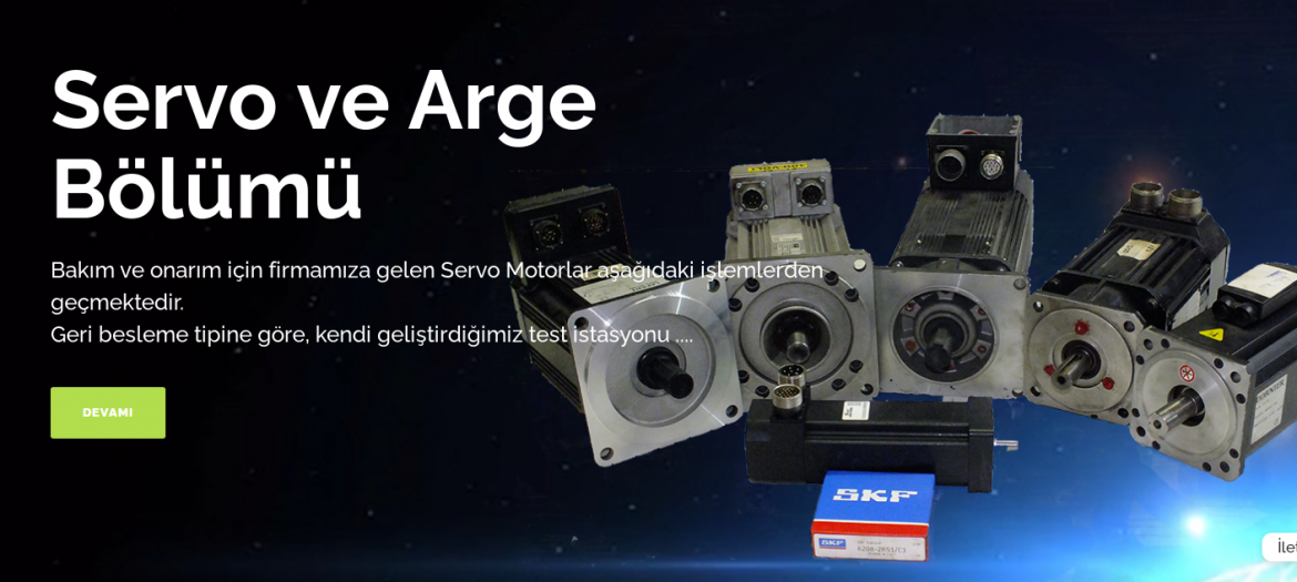 siemens servo motor tamiri