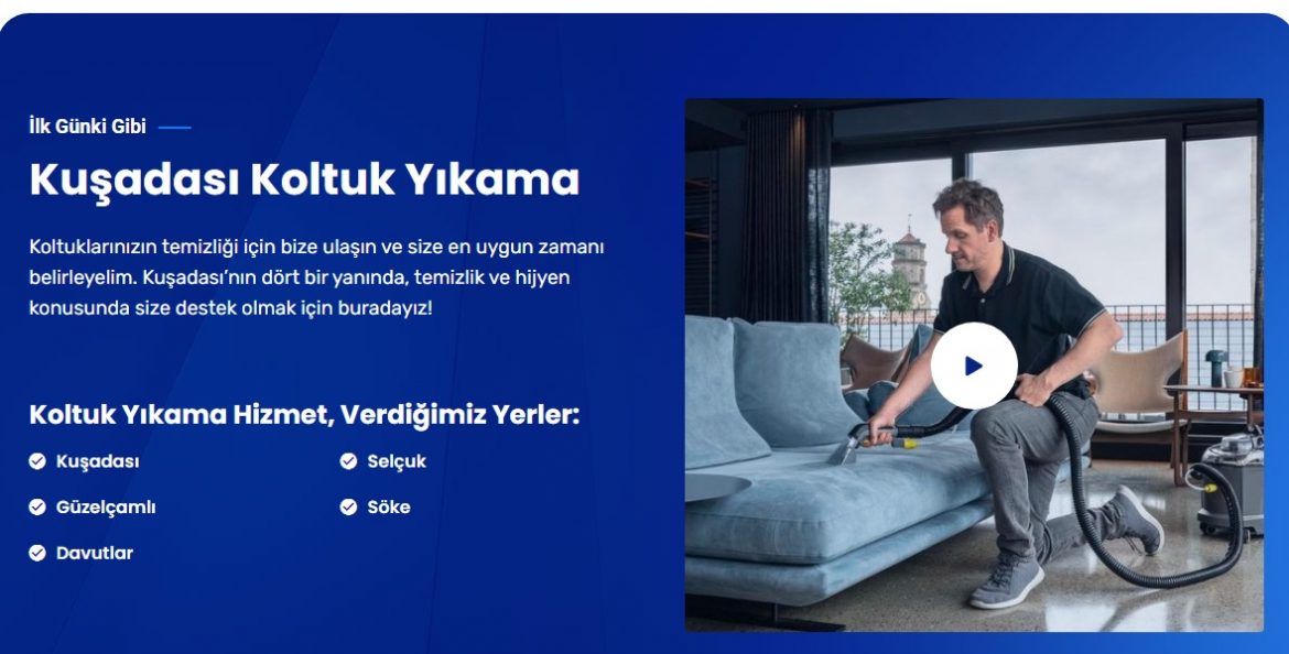 koltuk yıkama kuşadası