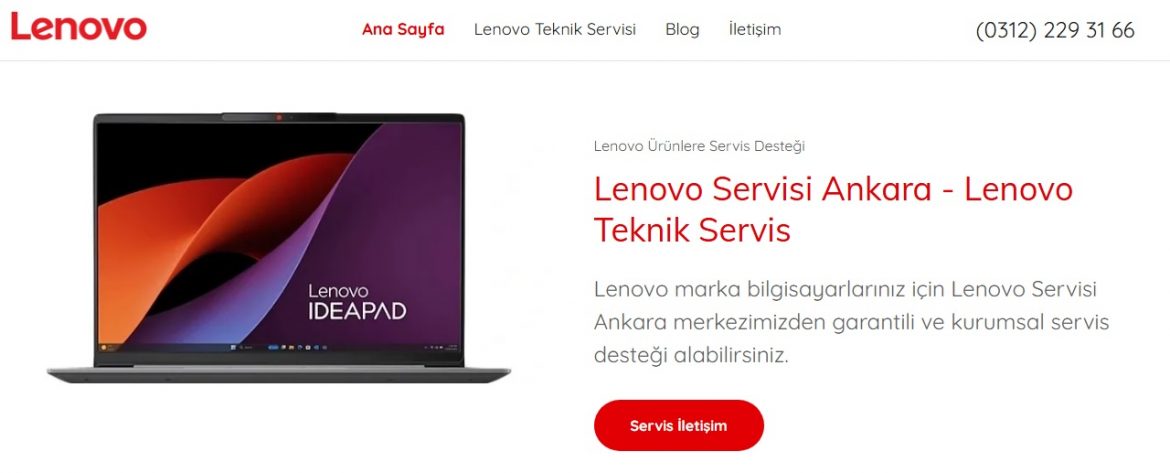 Lenovo Servisi Ankara