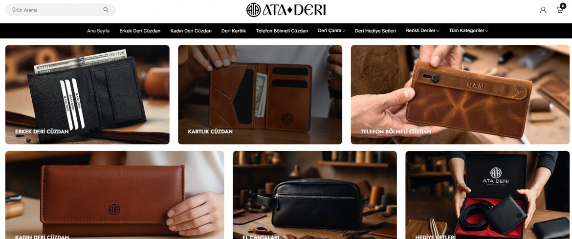 Telefon Bölmeli Cüzdan