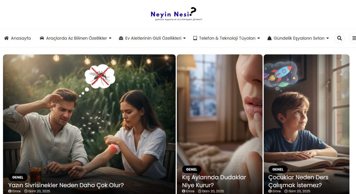Ev Aletlerinin Gizli Özellikleri
