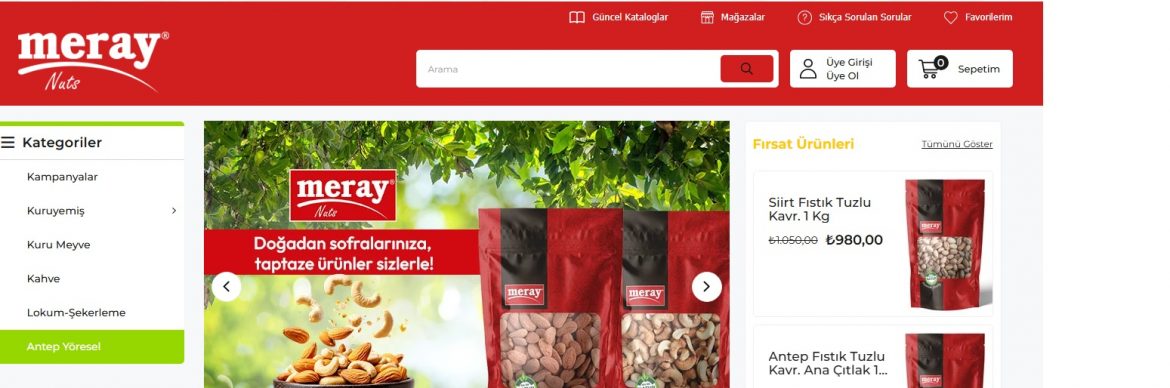 Online Kuruyemiş Siparişi
